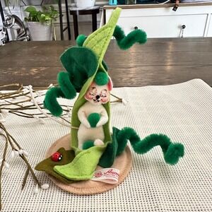 Annalee Mobilitee Doll 3" Sweet Pea Mouse‎ 1999 Made in USA Vintage